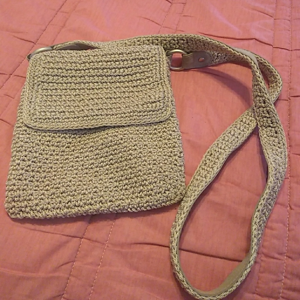 Tan crossbody bag